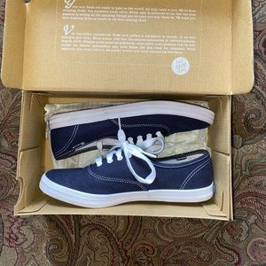 Women’s Keds Champion Navy Canvas Sneakers